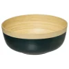 Five Simply Smart Saladier En Bambou Bicolore Bois Et Bleu Pétrole – 30cm 8
