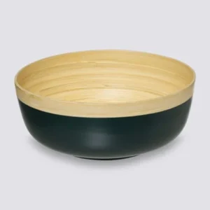 Five Simply Smart Saladier En Bambou Bicolore Bois Et Bleu Pétrole – 30cm 9
