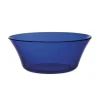 Duralex Saladier Tulipe 2,2L En Verre Trempé Résistant Teinté Bleu Saphir 10