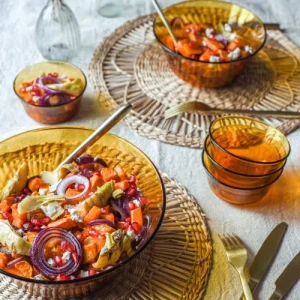 Duralex Saladier Tulipe 2,2L En Verre Trempé Résistant Teinté Vermeil 10