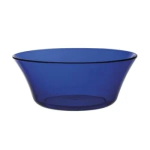 Duralex Saladier Tulipe 2,2L En Verre Trempé Résistant Teinté Bleu Saphir 10