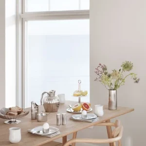 Georg Jensen Salière Et Poivrière En Acier Inoxydable 10