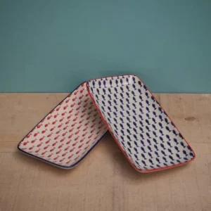 Chehoma Set De 2 Plats à Cake En Céramique Multicolore 10
