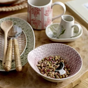 Bloomingville Set De 4 Assiettes En Grès Multicolore 6
