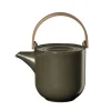 ASA SELECTION Théière Coppa Nori En Poreclaine Et Bois 0,6L 5