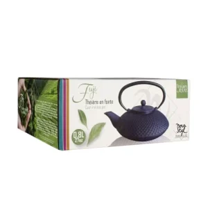 Novastyl Théière En Fonte Bleue 0,8L 9