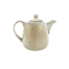 Sibo Homeconcept Théière En Grès Artisanal Beige 60 Cl 22