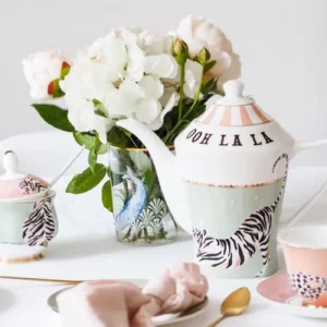 Yvonne Ellen Théière En Porcelaine Tigre 100cl 6