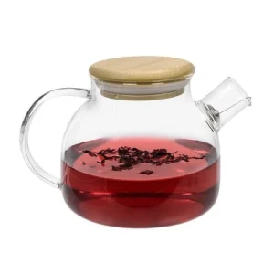 Aromandise Théière En Verre Et Bambou 1L 10