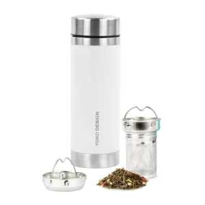 Yoko Design Théière Isotherme LiberTea Blanche 350 Ml 6