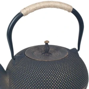 Signes Grimalt Théière Japonaise En Fonte émaillée Noire 1.8 Litre 7