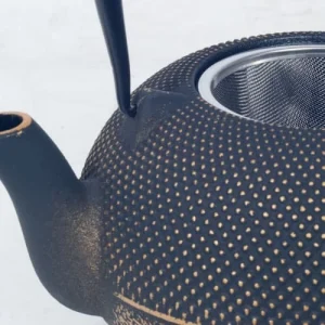 Signes Grimalt Théière Japonaise En Fonte émaillée Noire 1.8 Litre 9