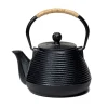 Mani Bhadra Théière Japonaise Noire En Fonte 1L 8
